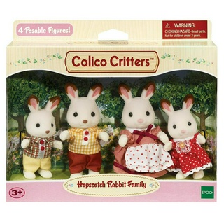 Đồ Chơi Sylvanian Families Gia Đình 4 Thành Viên Thỏ Chocolate Rabbit Family