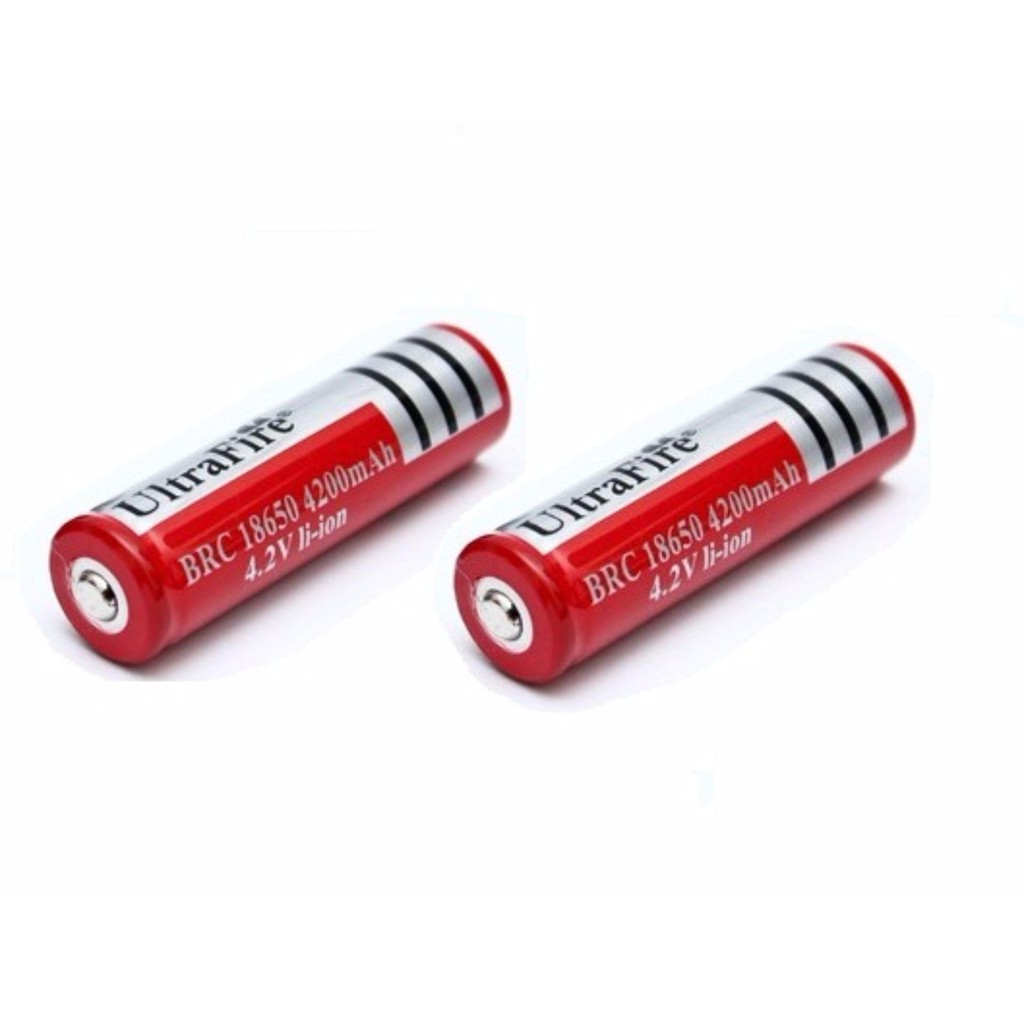 [Mã ELHA22 giảm 5% đơn 300K] 1 Viên Pin sạc Ultra Fire 3.7V 4200mah, 6800mah dùng cho đèn pin, quạt...