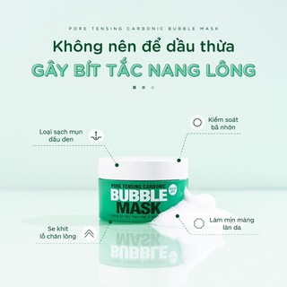Mặt nạ đất sét So’Natural Pore Tensing Carbonic Bubble Mask