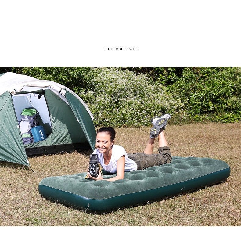 Nệm hơi Đệm hơi Bestway  67448- Size: 1.91m x 1,37m x 22cm. Tặng bơm hơi điện.