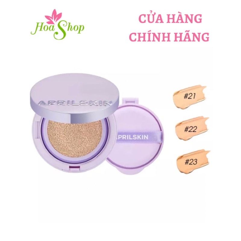 Set Phấn nước Aprilskin Ultra Slim Cushion SPF50+/PA+++