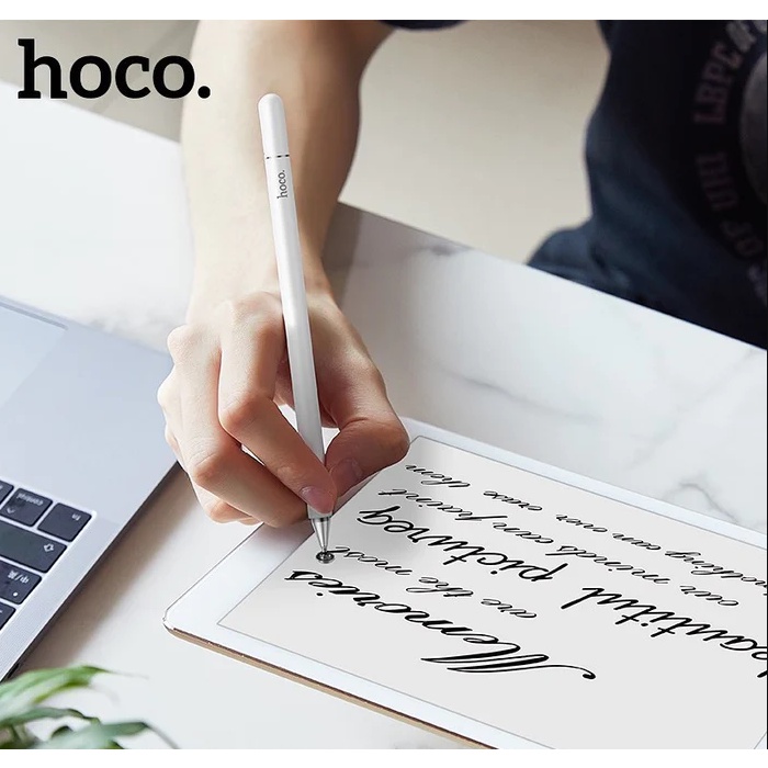 Bút cảm ứng chính hãng Hoco mầu đen và trắng dùng cho máy tính bảng ios và andoird ... hocomall
