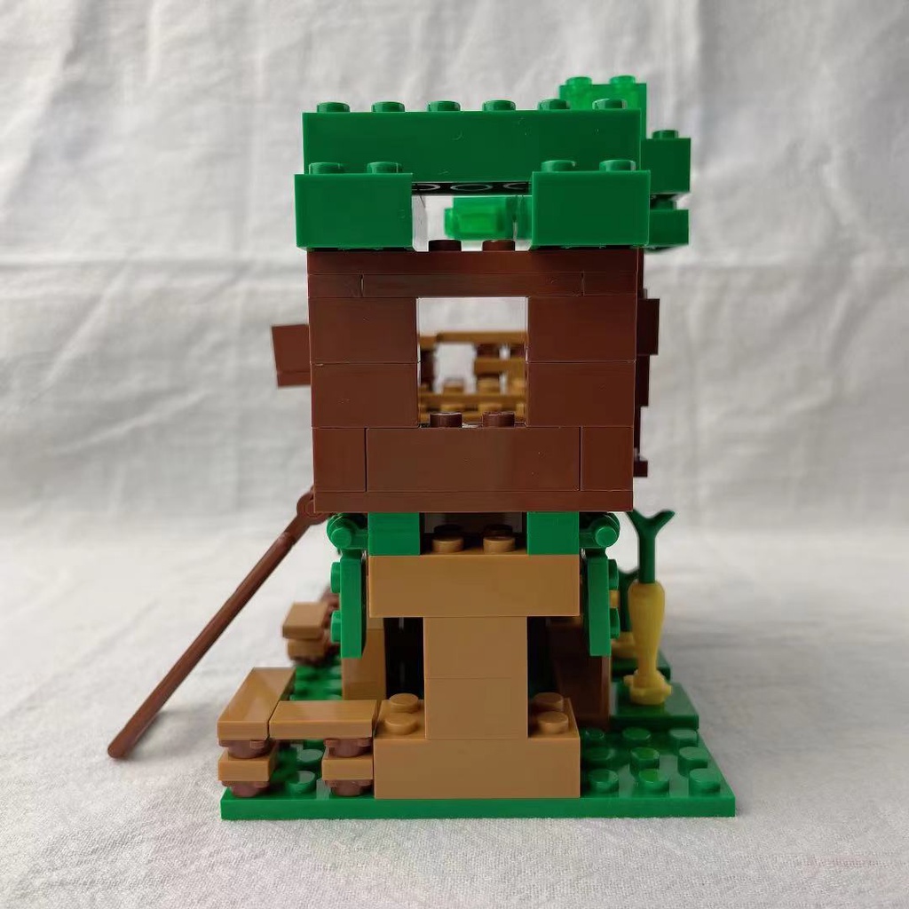 ✨Bộ Đồ Chơi Lắp Ráp Thành Phố Cây Với Cảnh Mini Làm Quà Sinh Nhật Cho Bé