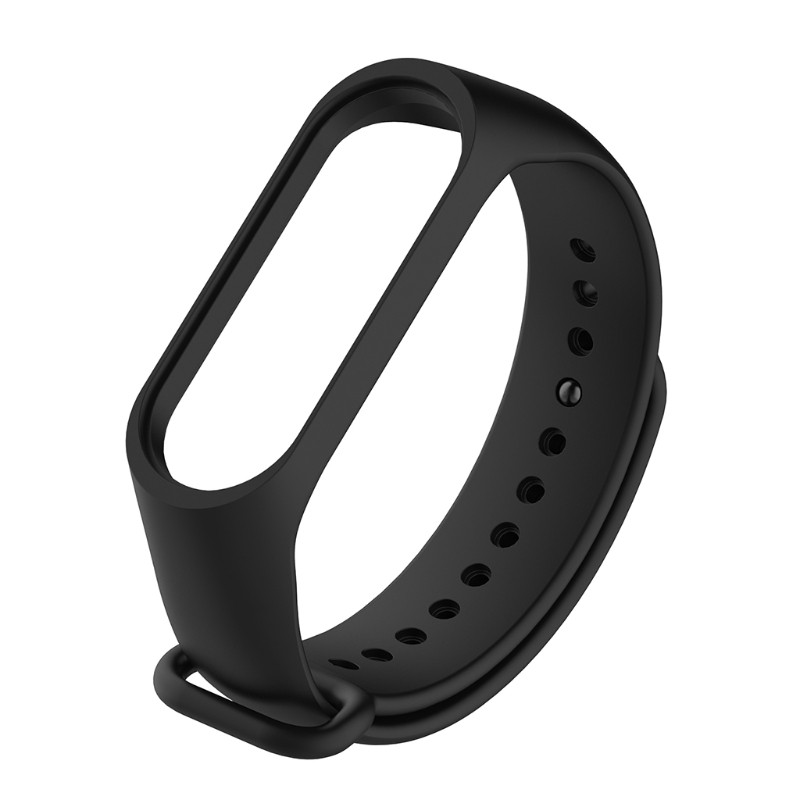 Dây Đeo Thay Thế Chất Liệu Silicon Thiết Kế Nhiều Lỗ Thời Trang Cho Xiaomi Mi Band 3 4