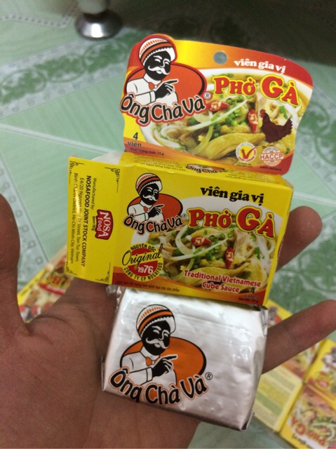 Hộp Viên vị phở Gà 4 viên/hộp 75g