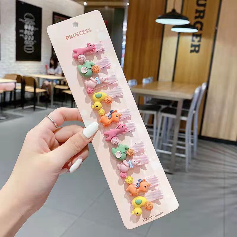 SET 10 KẸP TÓC TRÁI CÂY DỄ THƯƠNG CHO BÉ GÁI PHONG CÁCH HÀN QUỐC