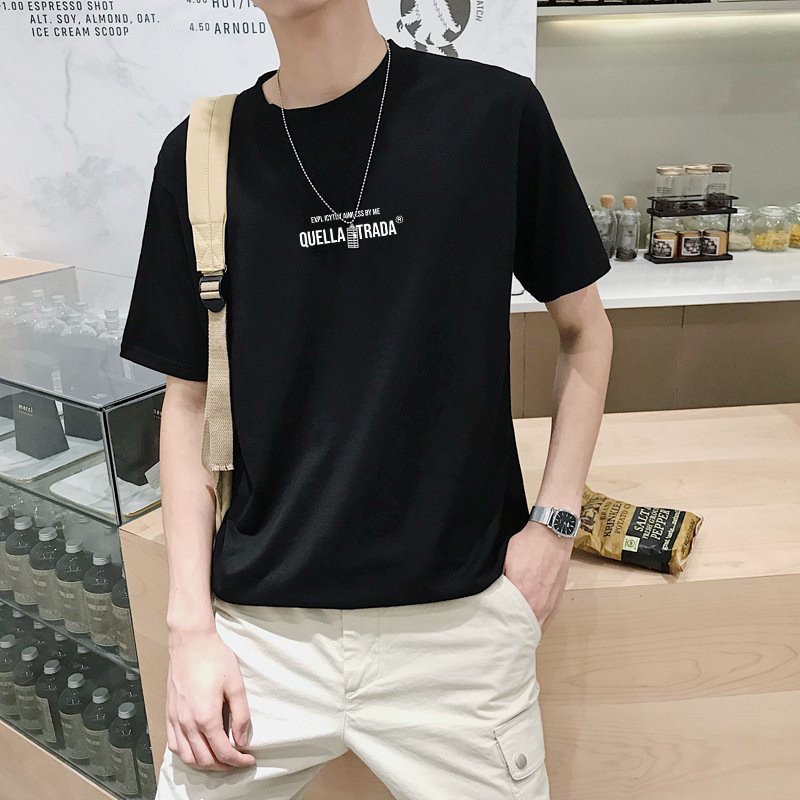 Áo phông nam nữ unisex tay lỡ thun form rộng teen cổ tròn QUELLA oversize cotton giá rẻ basic đen trắng ulzzang freesize | BigBuy360 - bigbuy360.vn