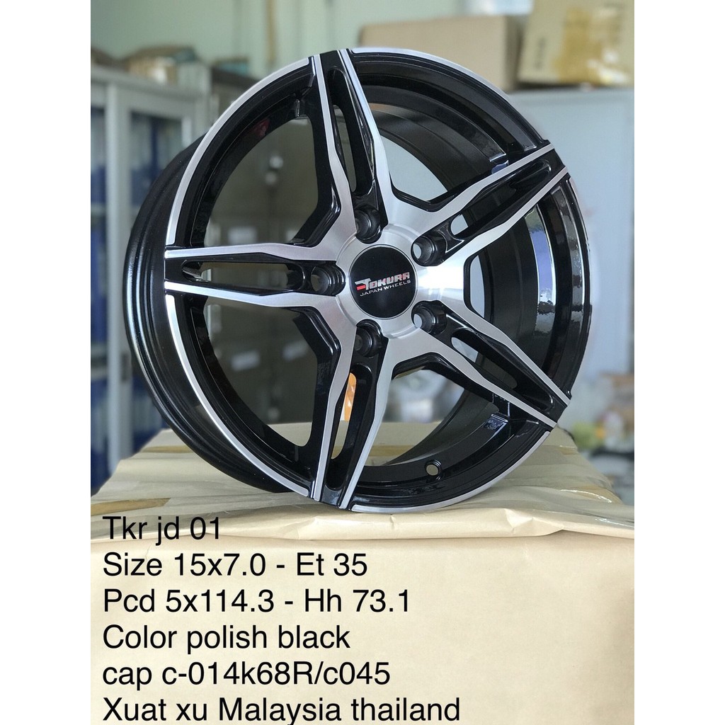 Lazang mâm vành đúc 15inch lắp Civic, Camry, Mazda Premacy giá tốt