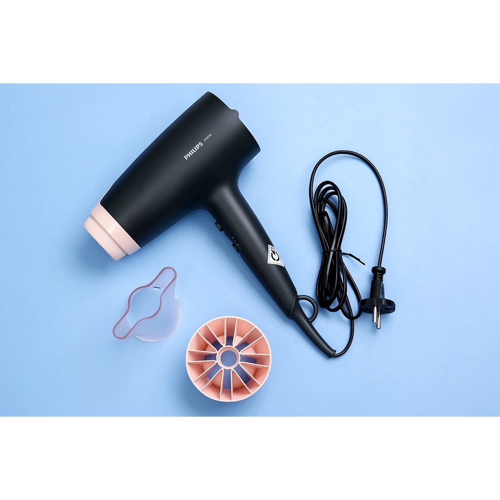 Máy Sấy Tóc Philips BHD350 - Công Suất 2100W, 3 Chế Độ Sấy, ION - Hàng Chính Hãng