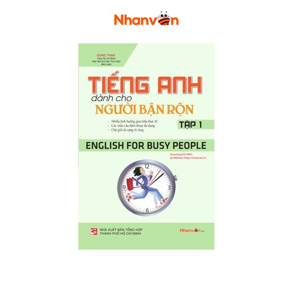 Sách - Tiếng Anh Dành Cho Người Bận Rộn - English For Busy People - Tập 1 - 8935072953416