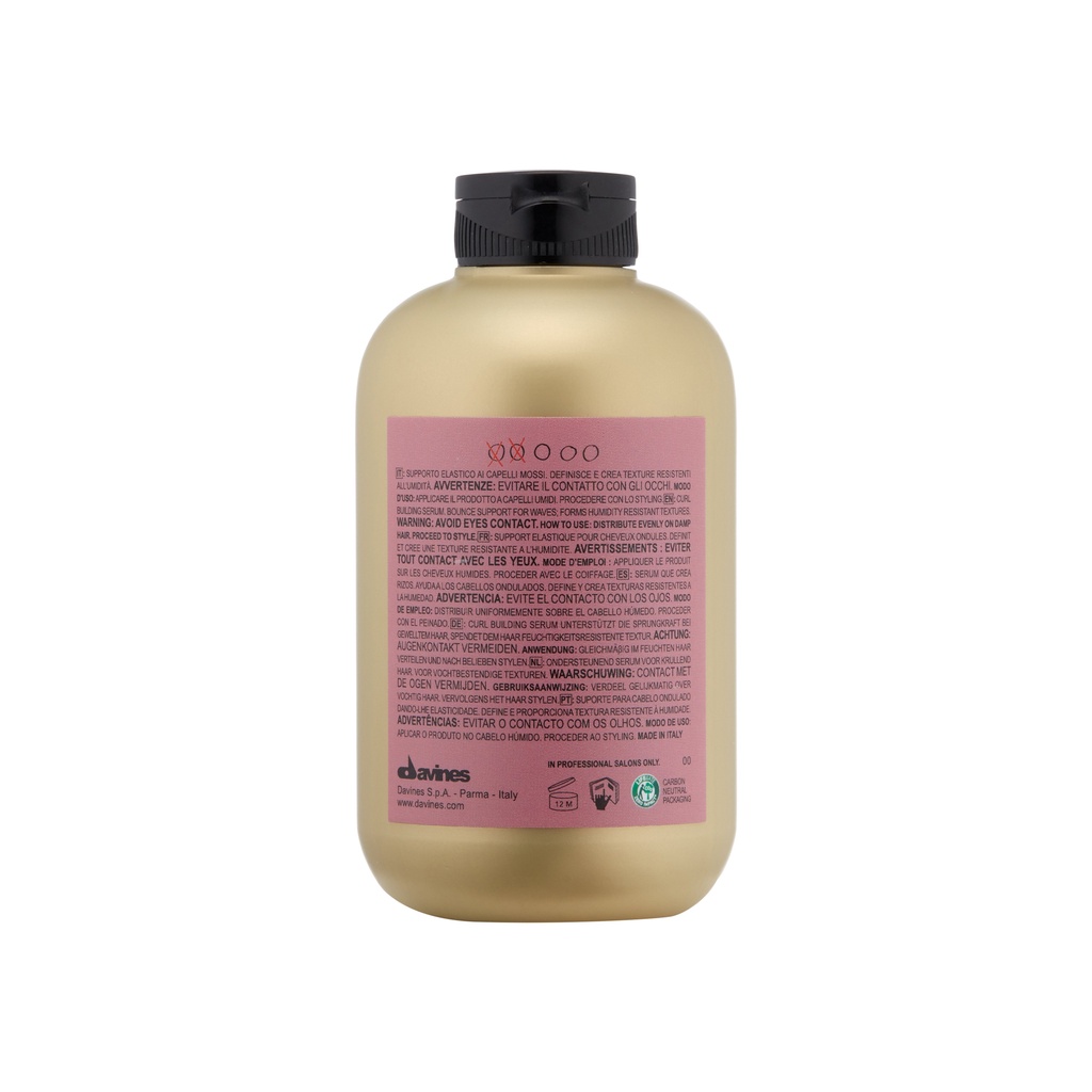 Tinh Chất Serum Giữ Nếp Sóng Xoăn Davines Curl Building Serum Bóng Tự Nhiên, Chống Rối Tóc