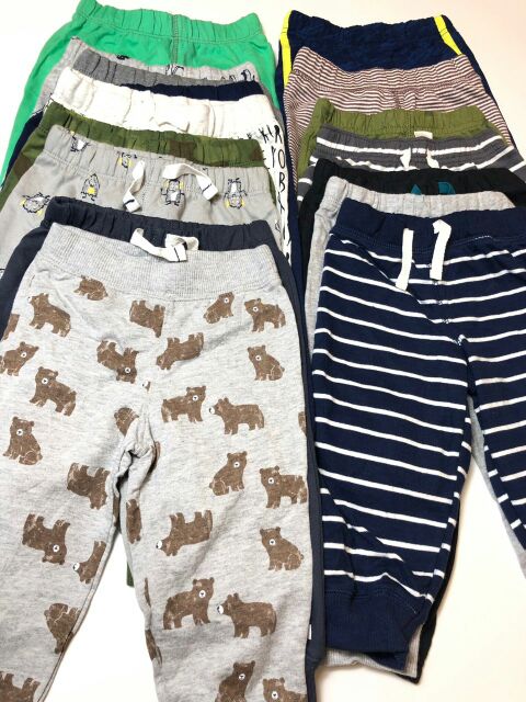 Set 3 quần nỉ da cá ca ter bé trai