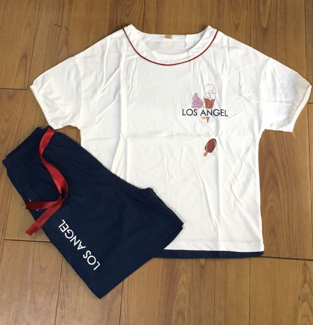 Bộ đùi nữ-Bộ mặc nhà chất tông xanh dịu, vải COTTON 100% thông thoáng & mát mẻ ngày hè:Full size | BigBuy360 - bigbuy360.vn