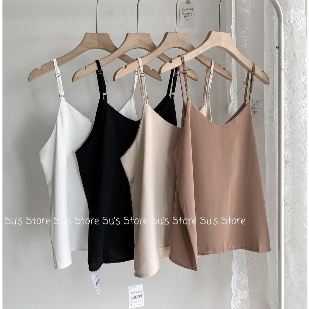 Áo 2 dây voan lụa trơn A1319 SUSTORE | BigBuy360 - bigbuy360.vn