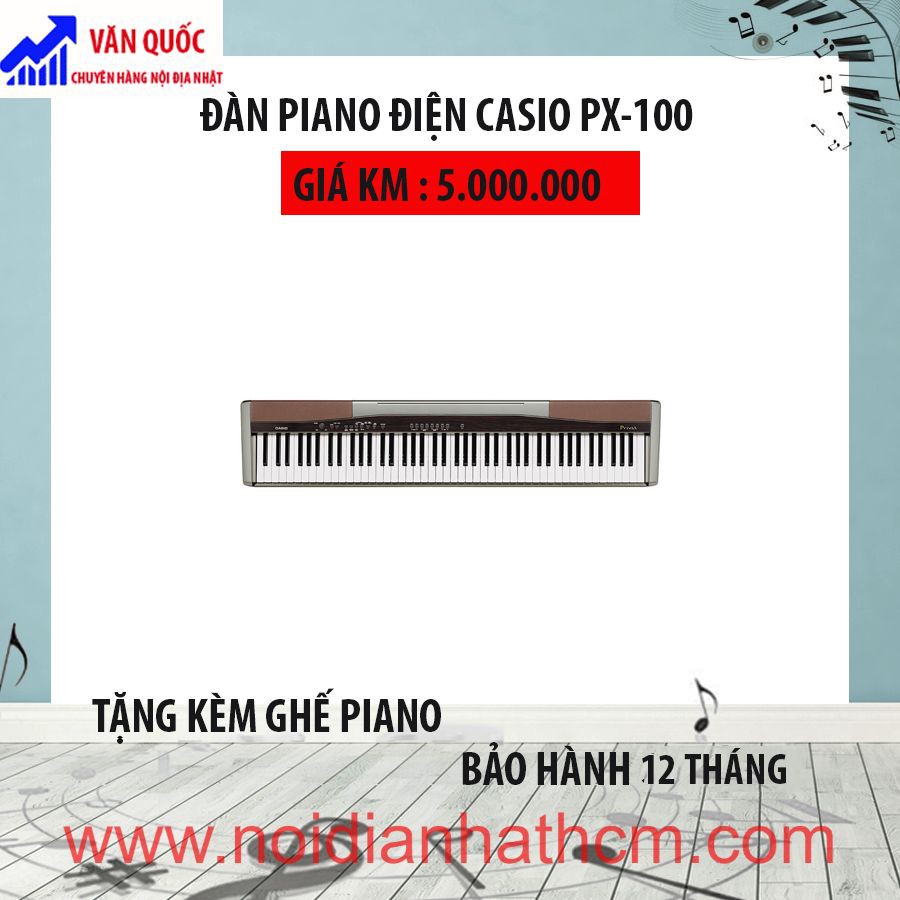 Đàn Piano Điện CASIO PX 100 hàng nội địa Nhật