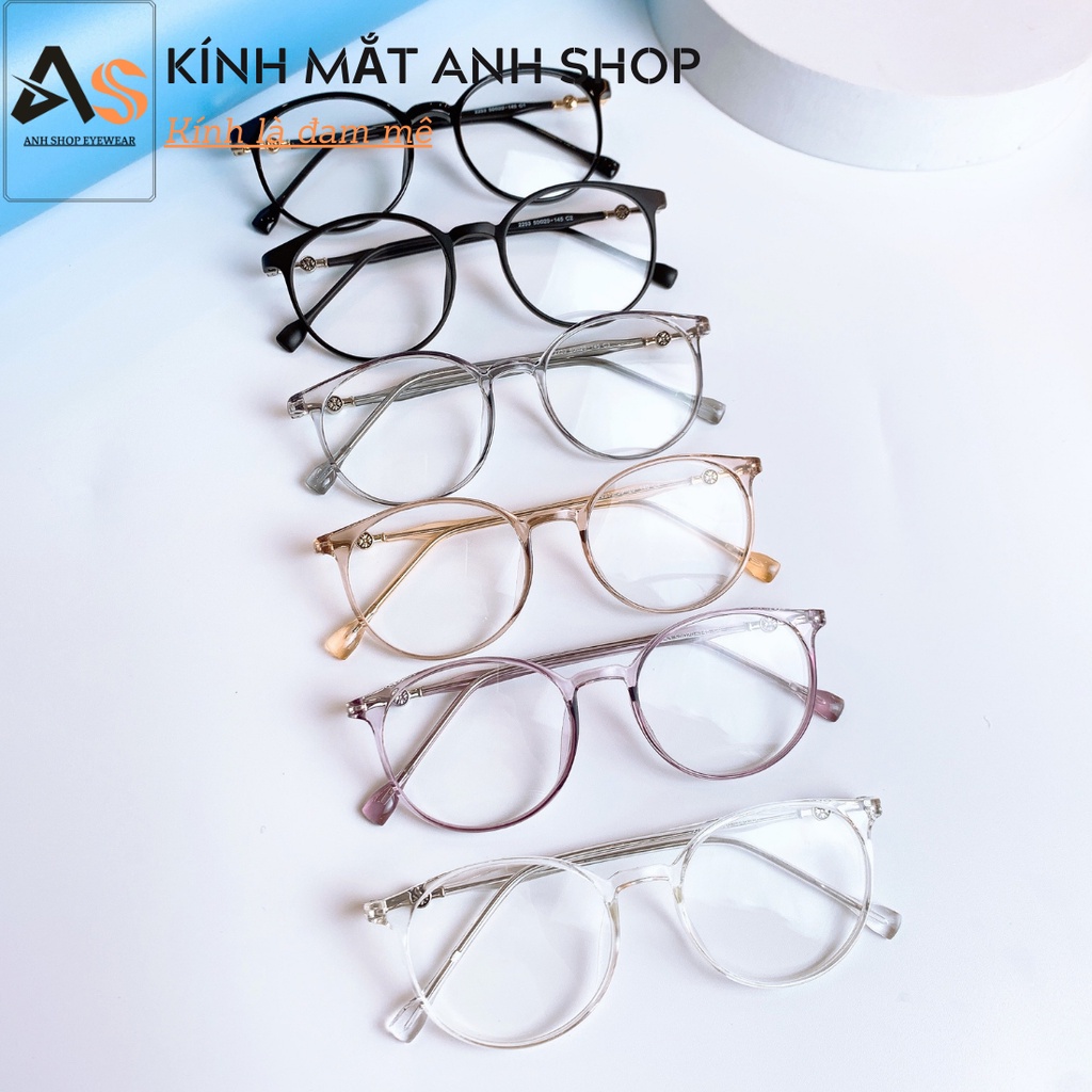 Gọng kính tròn mắt nhỏ thời trang nữ 2253A