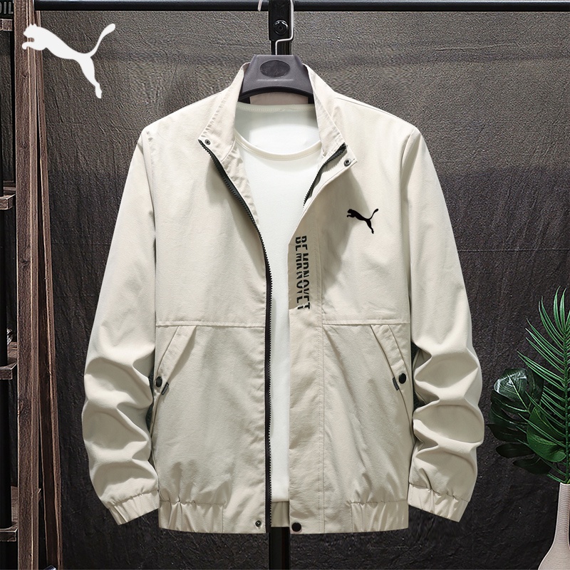 ! Giày PUMA! PUMA! Áo Khoác Cotton Dày Dặn Giữ Ấm Mùa Đông size Lớn Thời Trang Cho Nam