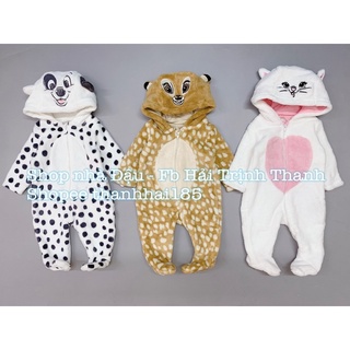 Body ủ lông tạo hình 3D siêu xinh cho bé
