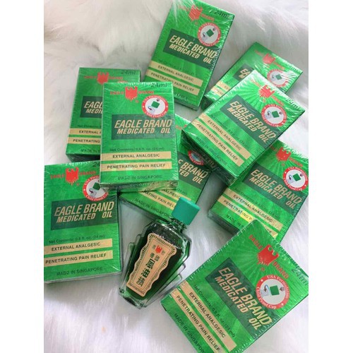 DẦU GIÓ XANH CON Ó EAGLE BRAND 24ML NHẬP MỸ