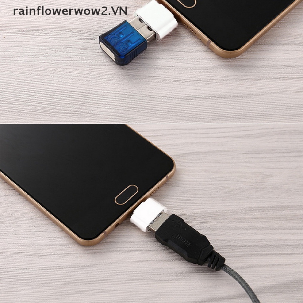 [flower] 2pcs Micro USB Male To USB A 2.0 Adaptador OTG Convertidor Adapter Converter [flower]