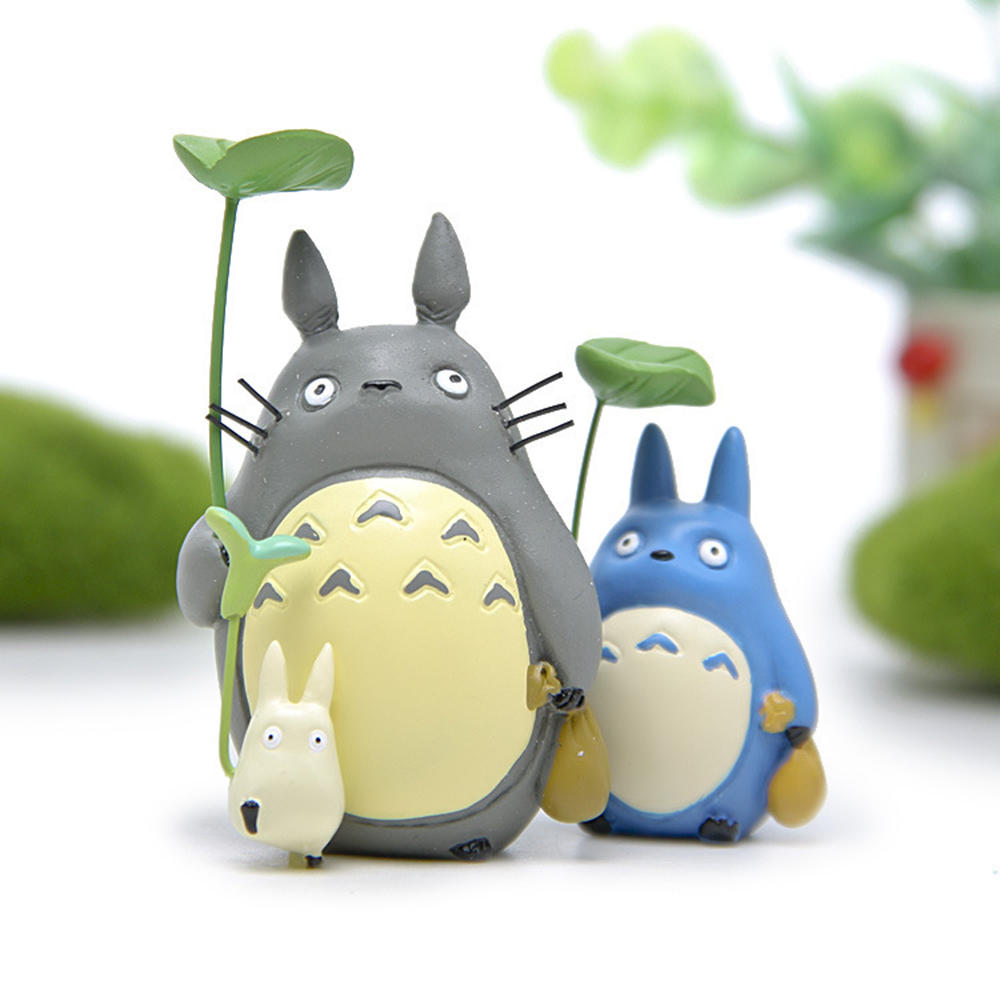 Set 3 Đồ trang trí Totoro Trang Trí Đáng Yêu