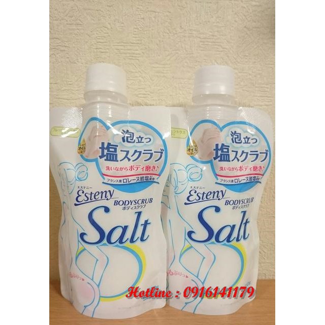 Muối tắm tẩy tế bào chết SANA Esteny Salt Body Scrub 350g