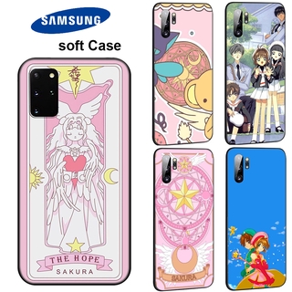Ốp điện thoại mềm in hình Anime thủ lĩnh thẻ bài sakura cho Samsung Galaxy J4+ J6+ J2 J7 J5 Prime Core Pro J4 J6 J8 2018 Plus J730 SH84