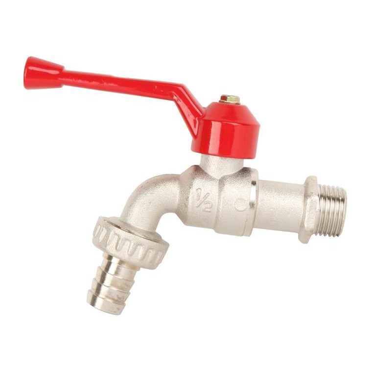 Vòi hồ thân đồng Sanwa, ren ngoài 21mm, tặng 1 cuộn băng tan - HV Store 1035