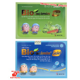 ✅ (CHÍNH HÃNG) Cốm vi sinh Bio-Acimin Fiber và Bio–Acimin Gold - Hỗ trợ tiêu hóa, hấp thu, sức đề kháng tốt Bioacimin