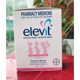 Viên uống elevit bầu và elevit sau sinh của Úc