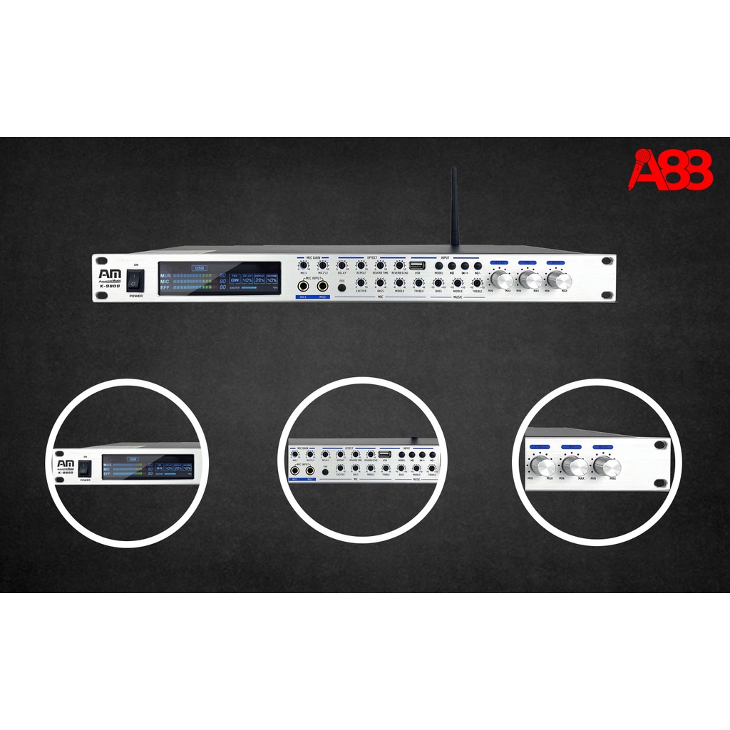 Vang cơ lai số AM K9800 - Hàng chính hãng - Bảo hành 12 Tháng