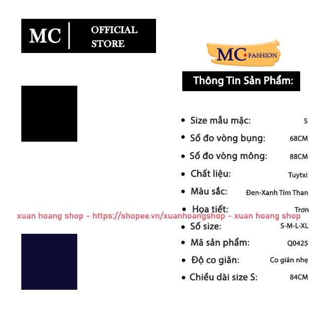 Quần Tây Nữ Lưng Cao Kiểu Âu Công Sở Đẹp Mc Fashion, Đen, Xanh Tím Than, Chất Vải Co Giãn Nhẹ, Size Đủ Q0425