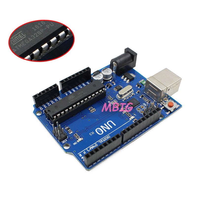 MG Arduino UNO R3 Board with USB Cable Compatible with Genuine ATMega328 Processor for Starters @vn