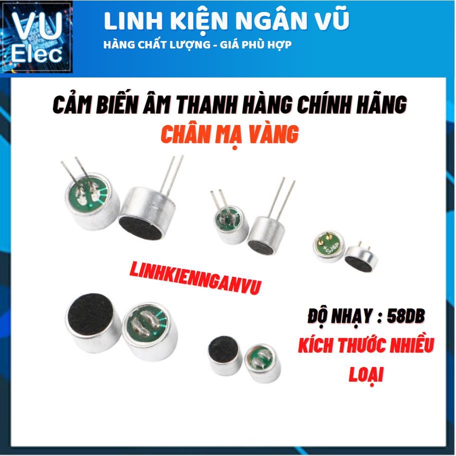 Cảm Biến Âm Thanh Mic Chính hãng nhiều loại | BigBuy360 - bigbuy360.vn