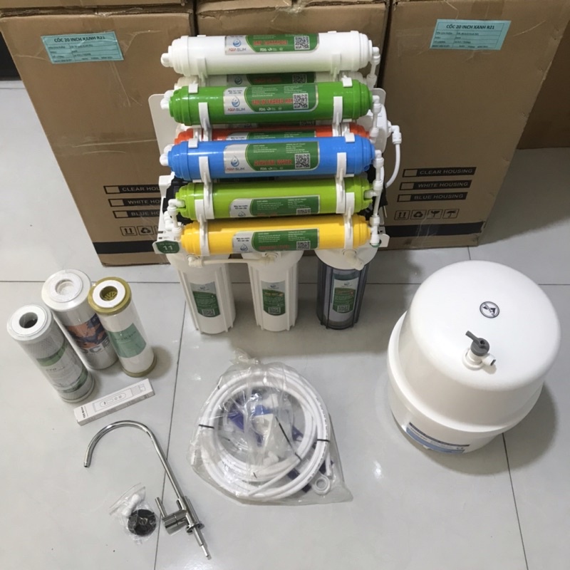 máy lọc nước ro không vỏ tủ Aqua 11 cấp lọc . tặng 3 quả lọc 123  - có giá sỉ