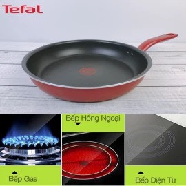 Chảo rán Tefal So Chef G1350695 đáy từ chống dính Titanium non-stick,  mặt ngoài phủ sơn chống dính-TEfal.ChaochienSo