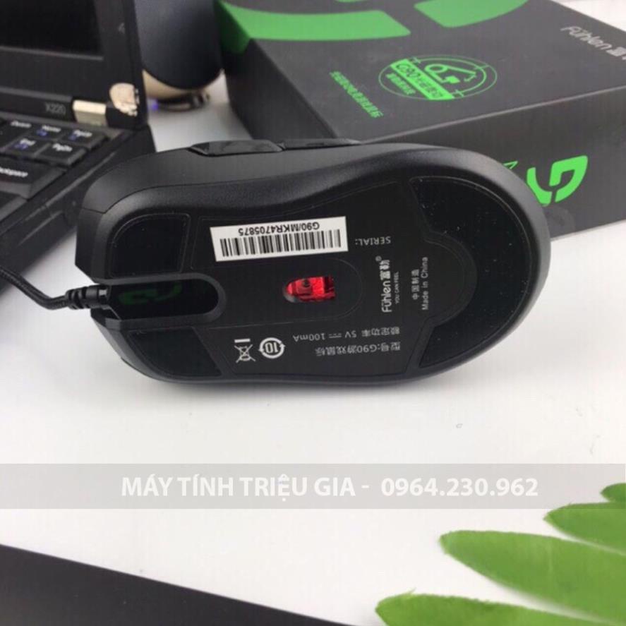 Chuột Có Dây Fuhlen G90s Full Led - Siêu Chuột Gaming Huyền Thoại, 1 Đổi 1 Trong 7 Ngày, Bảo Hành 24 Tháng