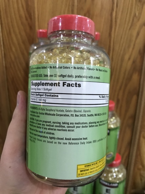 Sẵn - hàng Mỹ - Vitamin E đẹp da 500 viên | Thế Giới Skin Care