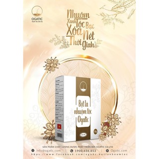 Bột Lá Nhuộm Tóc Ogatic - Chính hãng - Hàng Mới Về - Siêu Giảm Giá