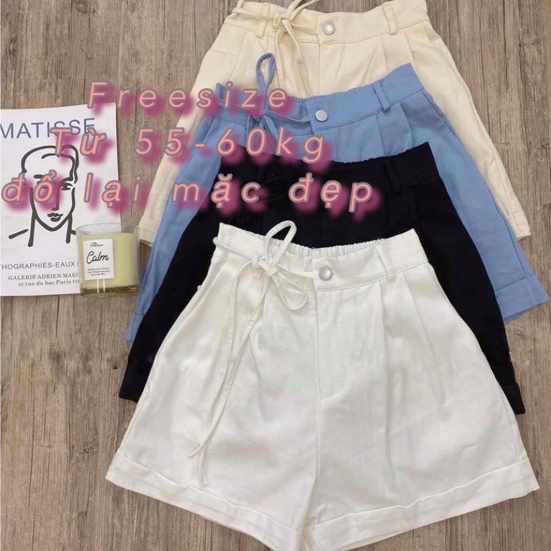 QUẦN SHORT KAKI Nơ 🦋 Quần Giả Váy Nữ Đùi Buộc Nơ Nữ 🦋 | BigBuy360 - bigbuy360.vn