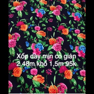 Vải set combo chị Xuka Xuka gồm 3 mảnh vải lụa xích , lụa bông , xốp bông nhìu màu
