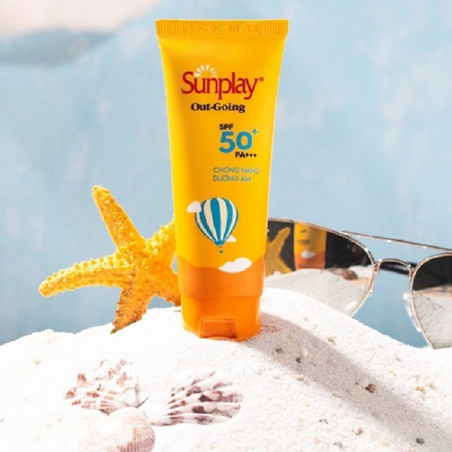 Sunplay Out Going SPF50+, PA+++: Kem chống nắng dưỡng da 30g