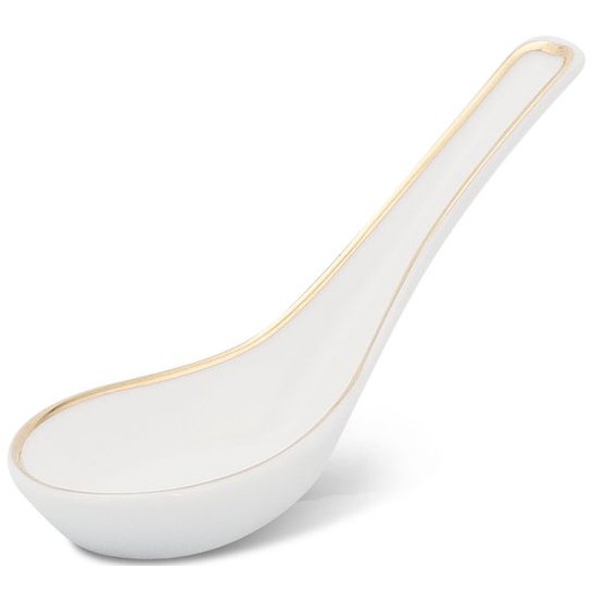 Bộ 10 muỗng cơm Jasmine Viền Chỉ Vàng