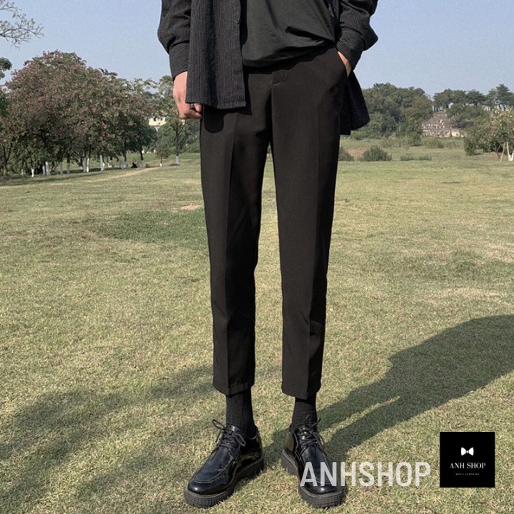 Quần âu nam cao cấp chất vải tuyết mưa , co giãn 4 chiều dáng ôm body chống nhăn ,chống xù tuyệt đối | BigBuy360 - bigbuy360.vn