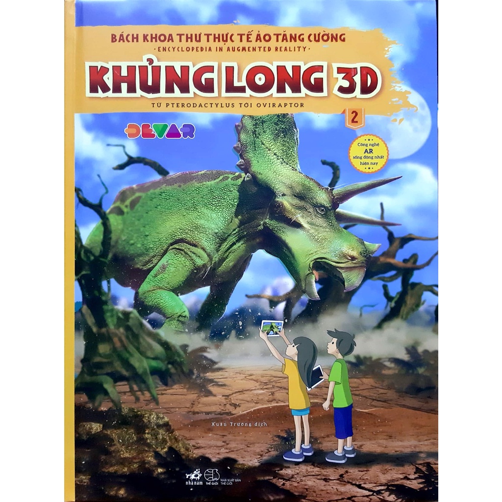 Sách - Bách Khoa Thư Thực Tế Ảo Tăng Cường - Khủng Long 3d Tập 2