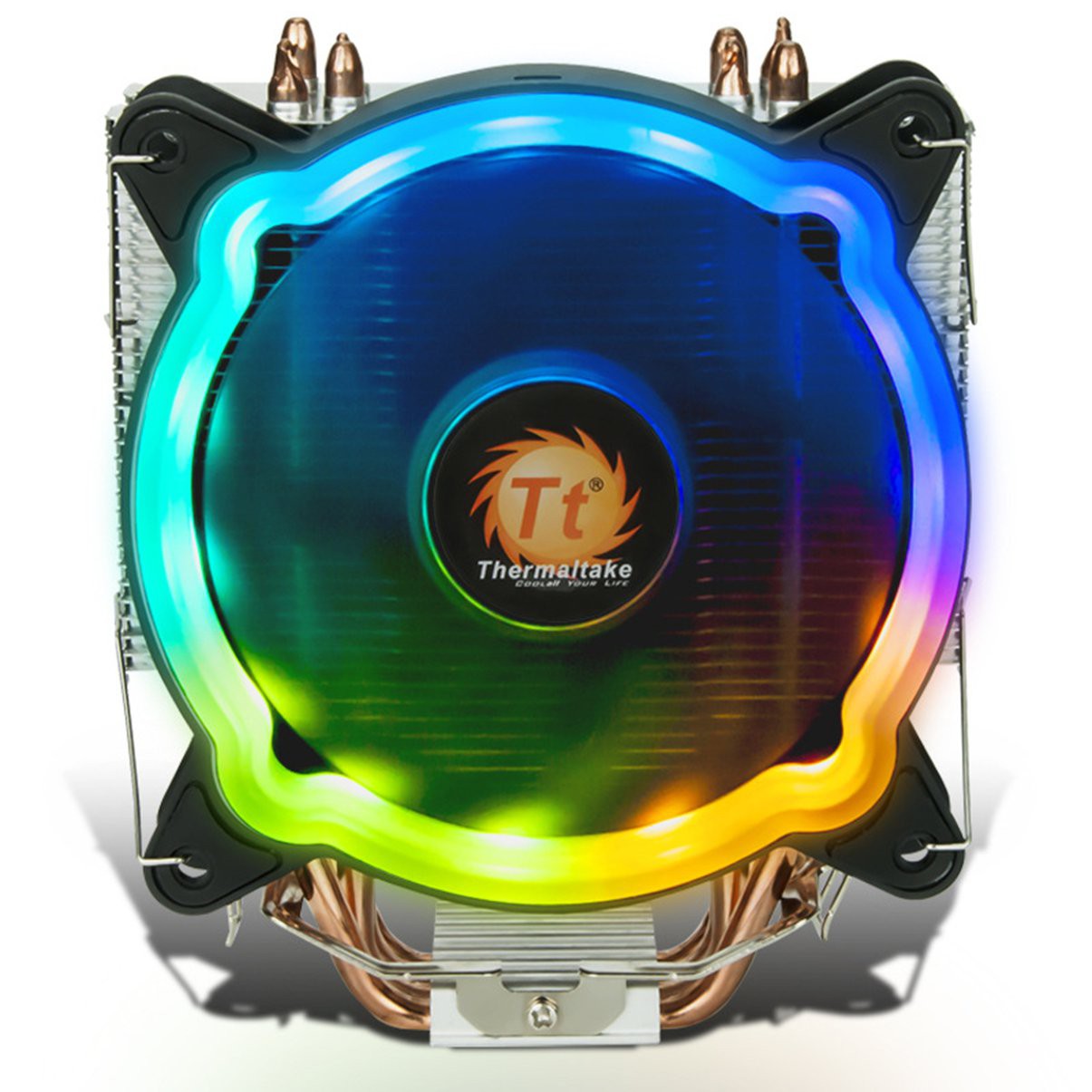 Rainbow D400P CPU cooler multi-platform/support AM4/4 heat pipe/LED RGB fan