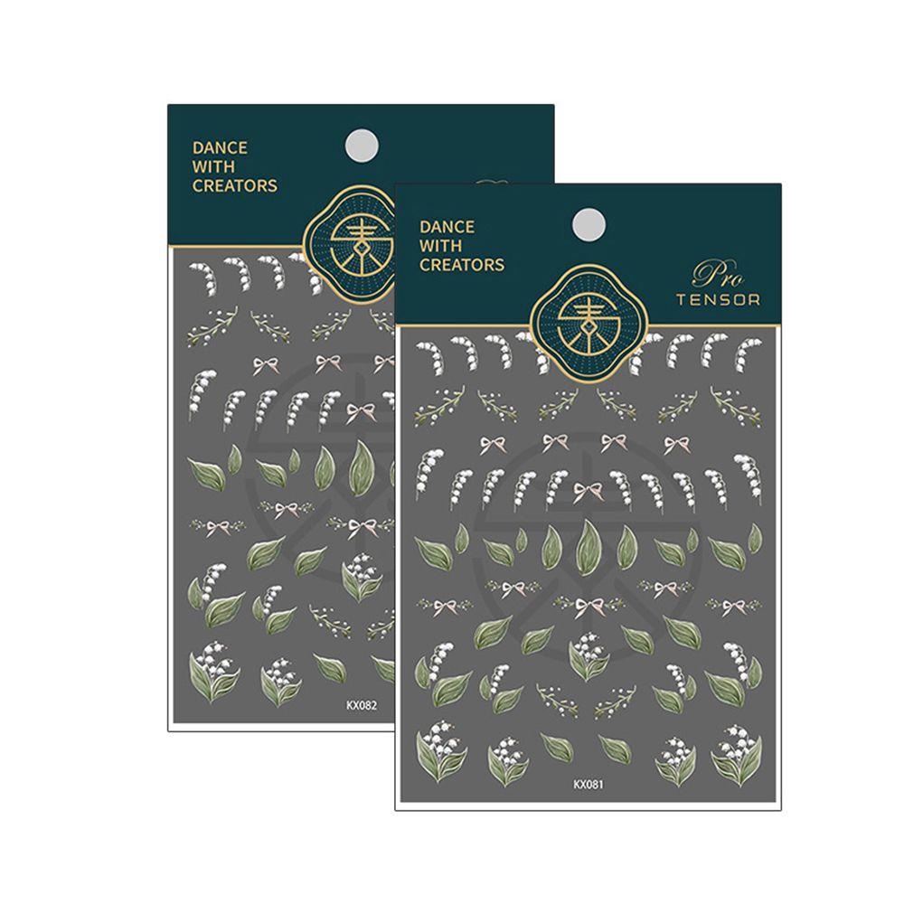 Miếng Dán Trang Trí Móng Tay Hình Hoa Chuông/Hoa Anh Đào Nhỏ Xinh DIY