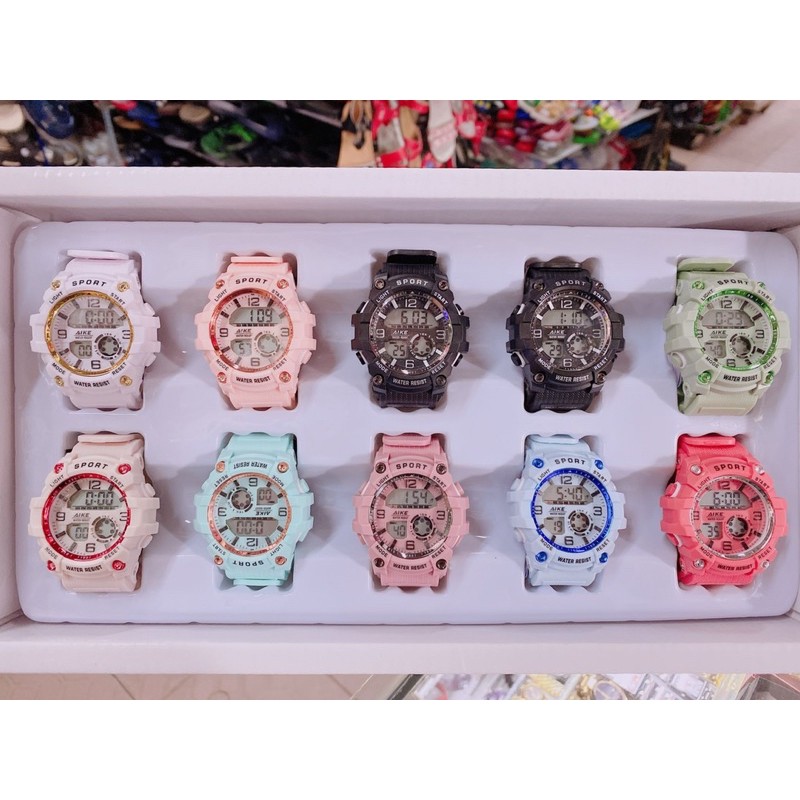 [Mã FAMAYFA2 giảm 10K đơn 50K] Đồng hồ điện tử trẻ em Sport chống nước, đèn Led 7 màu | BigBuy360 - bigbuy360.vn