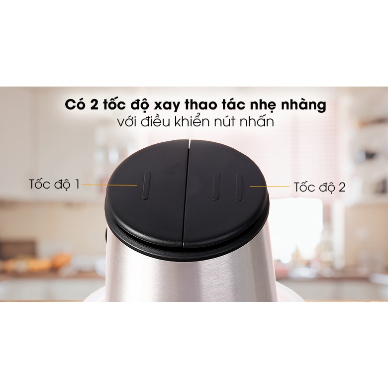 [Chính hãng] Máy xay thịt 2 lít 300W 4 lưỡi dao Midea MJ-BC300GS, lỗi 1 đổi 1, bảo hành 12 tháng toàn quốc