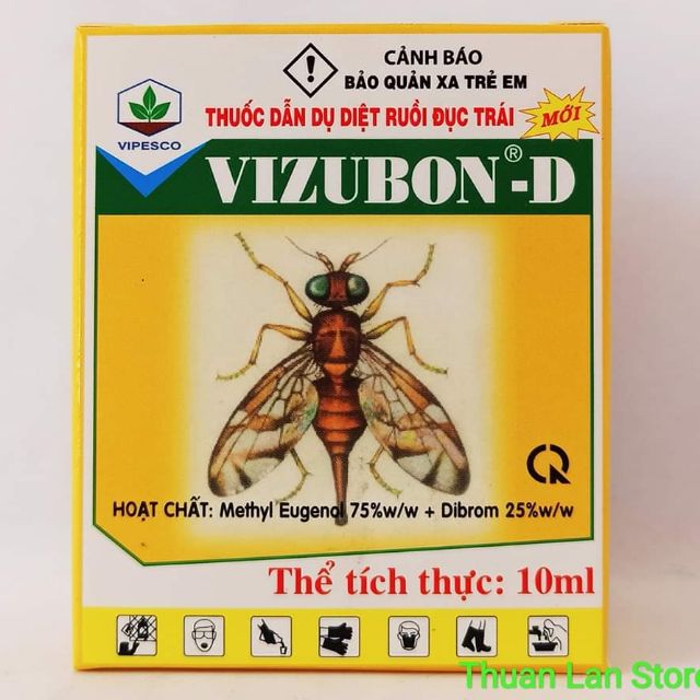 Thuốc Dẫn Dụ Diệt Ruồi Vàng VIZUBON-D